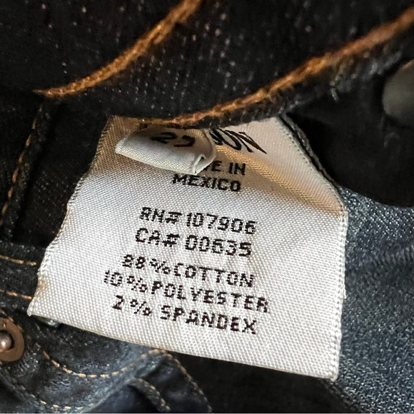 HUDSON Denim Signature Midrise Bootcut Jeans Size 27 Wash Dres - Picture 8 of 11